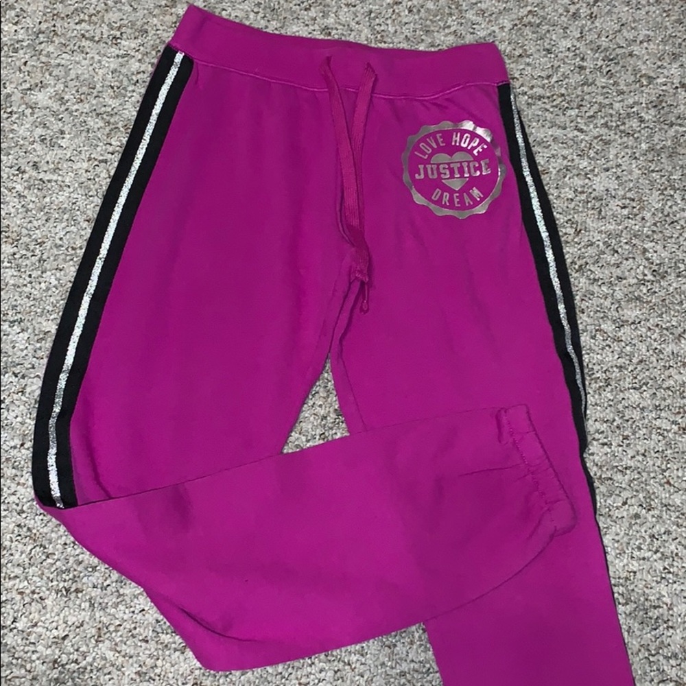 Justice sweat pants